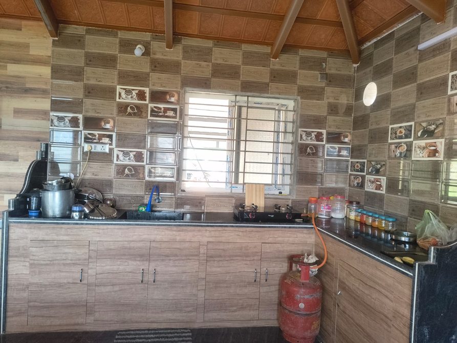 Kerala villa private kitchen